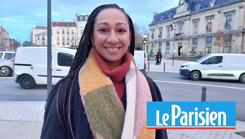 la tête de liste Pour Saint-Ouen Manon Monmirel en interview dans les pages du Parisien