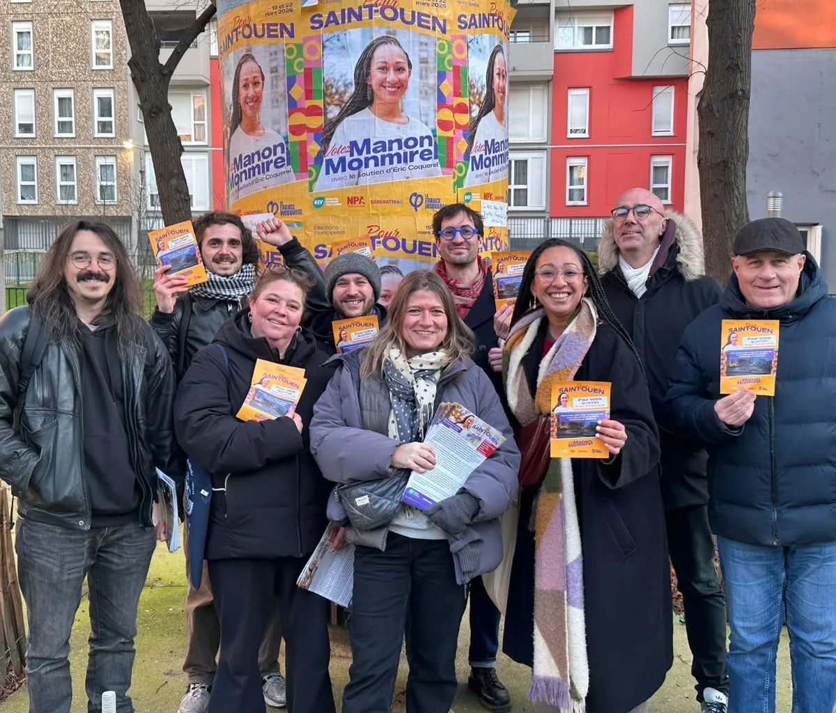 Porte-à-porte au quartier Arago et tractage au marché Ottino