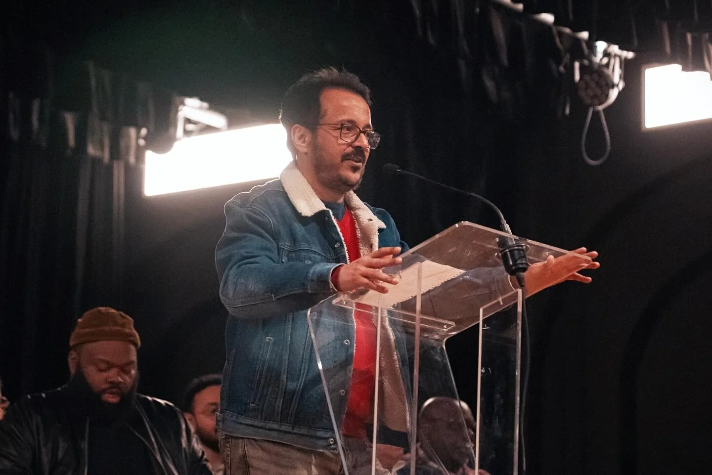 le discours de Abdellah El-Massaoudi, colistier Pour Saint-Ouen lors de notre meeting